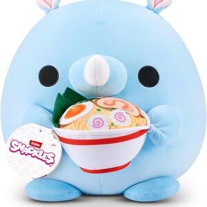 Snackles 14 inch plush Rhino with snack Bowl accessory